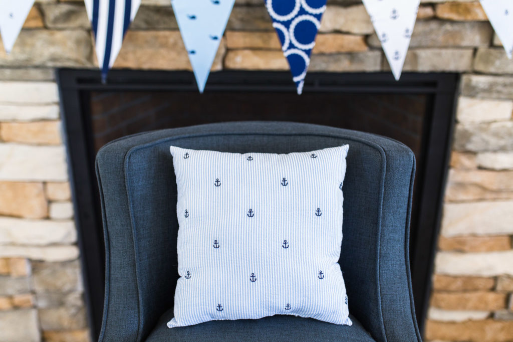 Baby Boy Nautical Pillow 