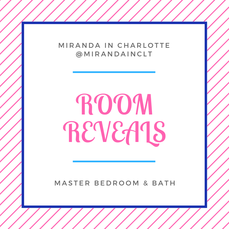 Miranda In Charlotte reveals the master bedroom and bath design for their new house! Click the link to peek inside the walls of Casa Miller!