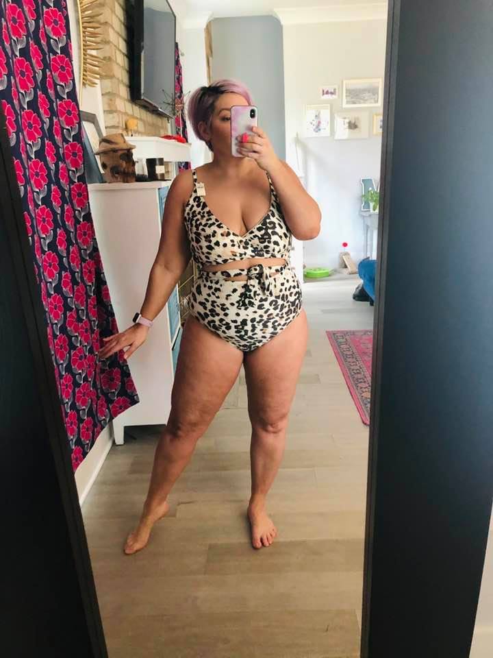 Aerie Leopard Wrap One Piece Swimsuit